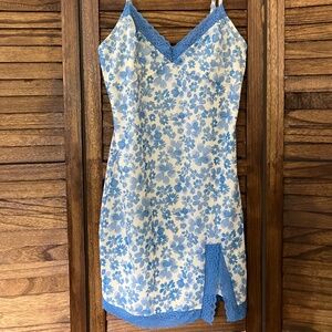 Forever21 blue and white floral dress